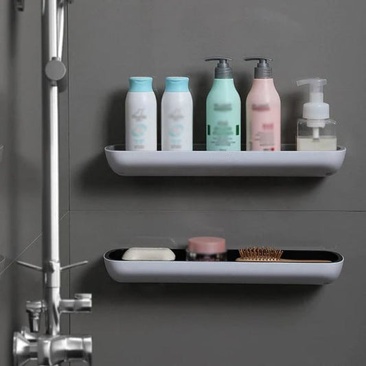 🔥Hot sale 50% Off🔥🚿EasyMount Bathroom Storage Shelf - No Drilling Required