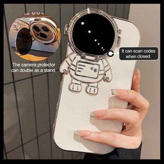 📱Astronaut Phone Case with Camera Protector for iPhone Series